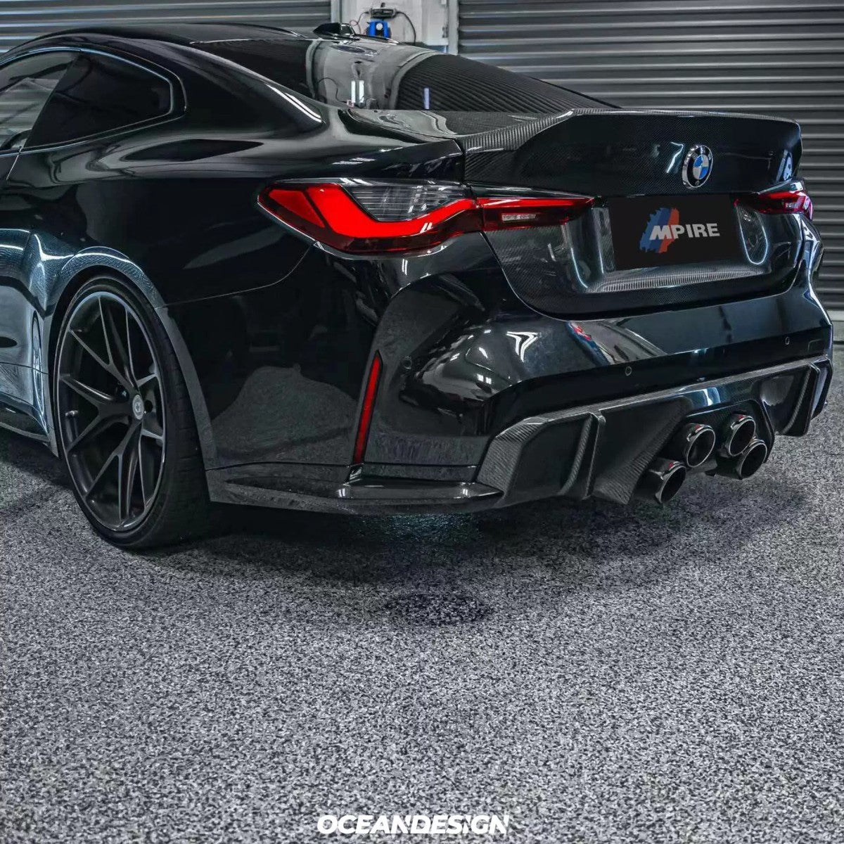 BMW G80 M3 / G82 M4 CSL-Style Dry Carbon Fiber Trunk Lid with Duck Tail Spoiler