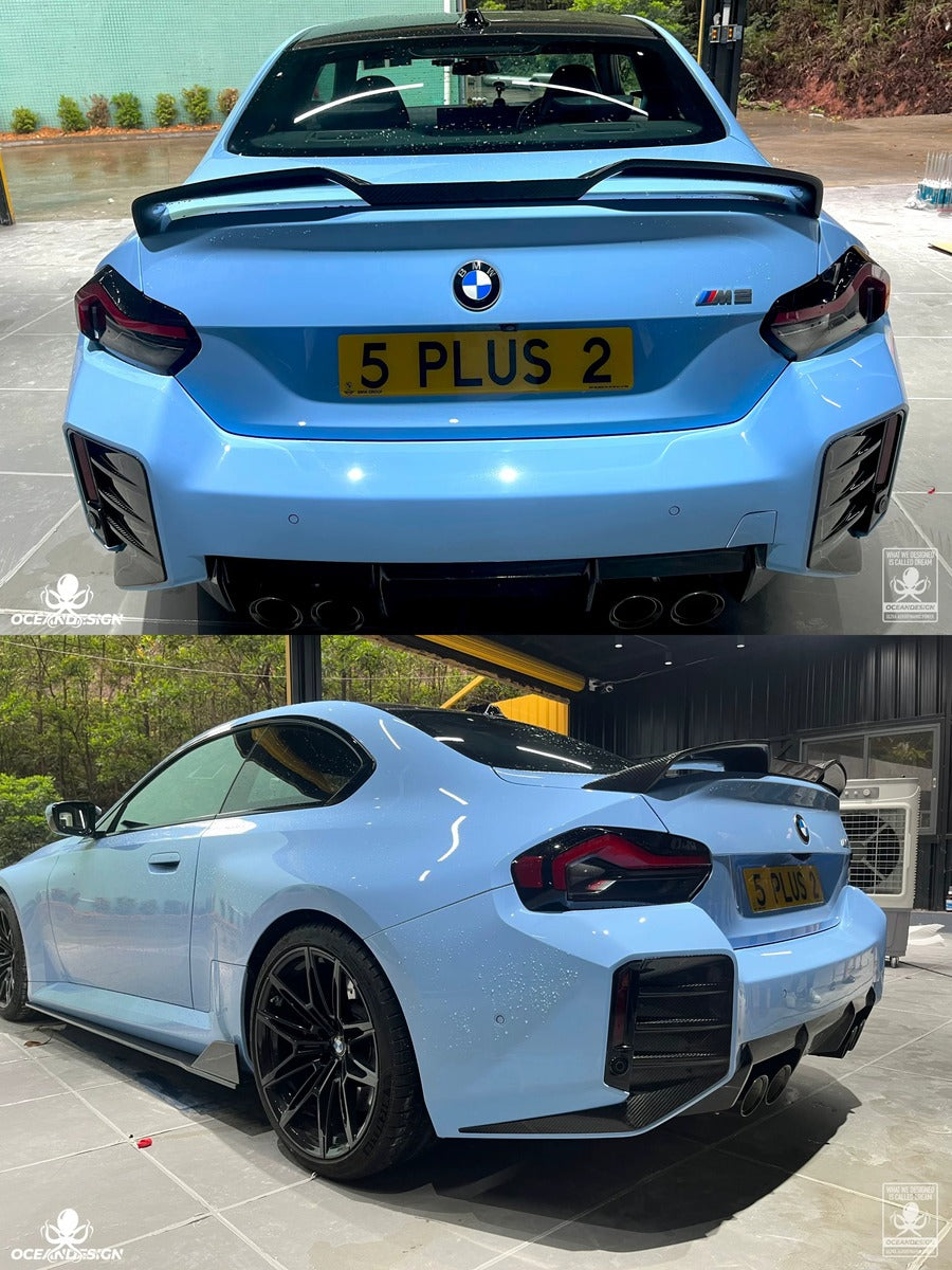 BMW G87 M2 OceanDesign OD-Style Dry Carbon Fiber Aero Kit – Front Lip / Side Skirts / Rear Lip / Rear Wing / Corner Pieces / Bumper Trim