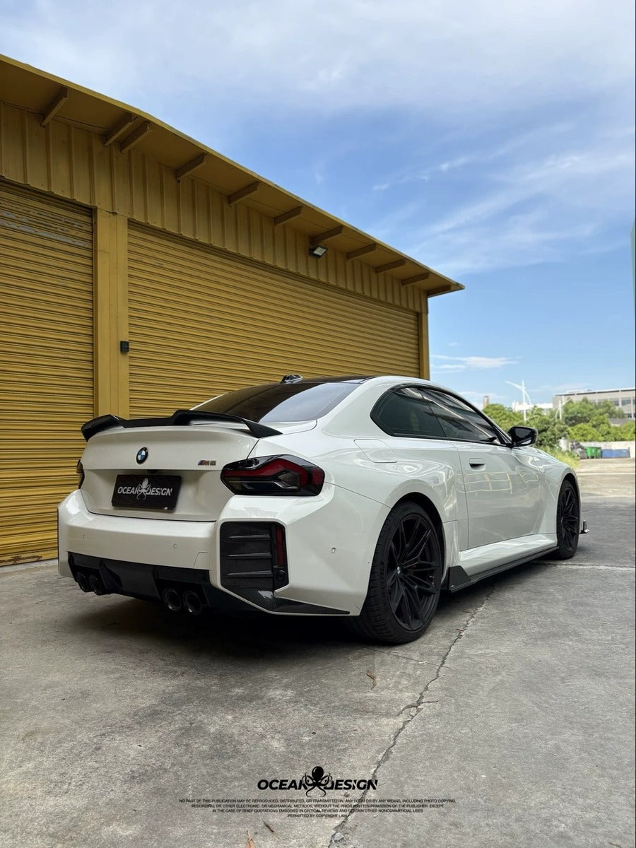 BMW G87 M2 OceanDesign OD-Style Dry Carbon Fiber Aero Kit – Front Lip / Side Skirts / Rear Lip / Rear Wing / Corner Pieces / Bumper Trim