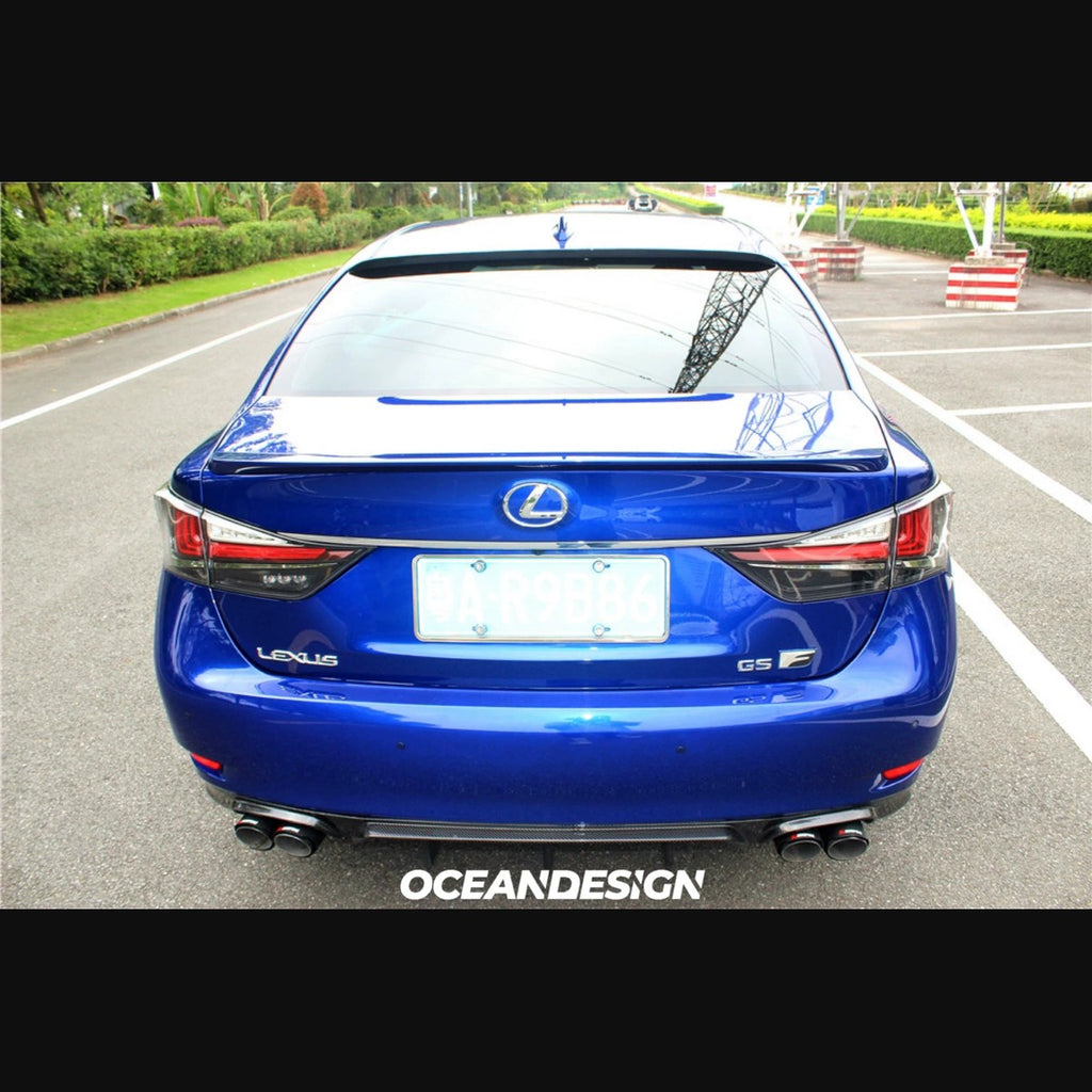 Lexus GS (GS200/GS300/GS450) AIMGAIN Carbon Fiber Aero Kit – Front Lip / Side Skirts / Rear Lip / Roof Spoiler / Wing / Exhaust