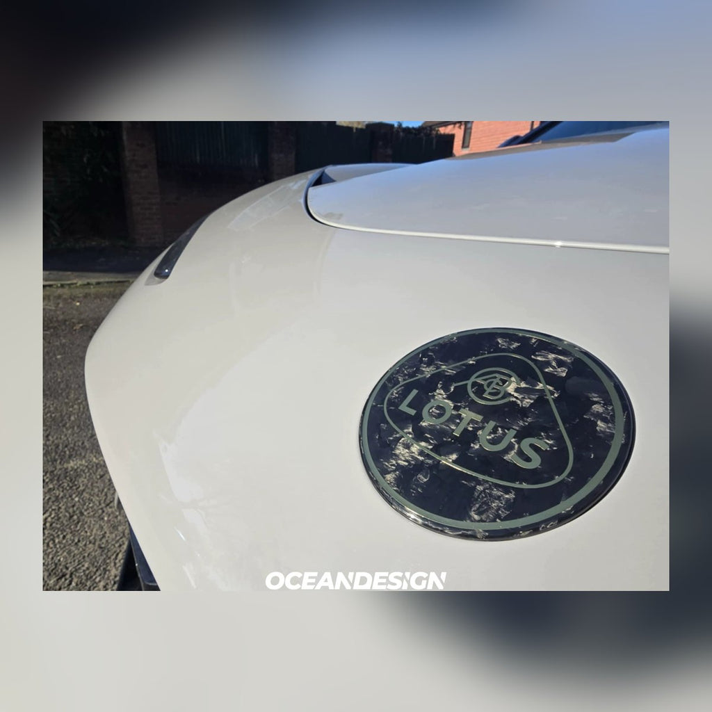 Lotus Emira / Eletre / Emeya Forged Carbon Fiber Marble-Texture Emblem