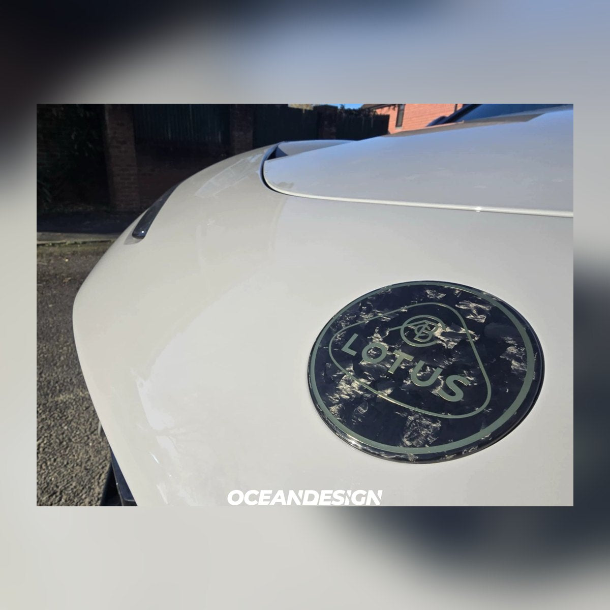 Lotus Emira / Eletre / Emeya Forged Carbon Fiber Marble-Texture Emblem