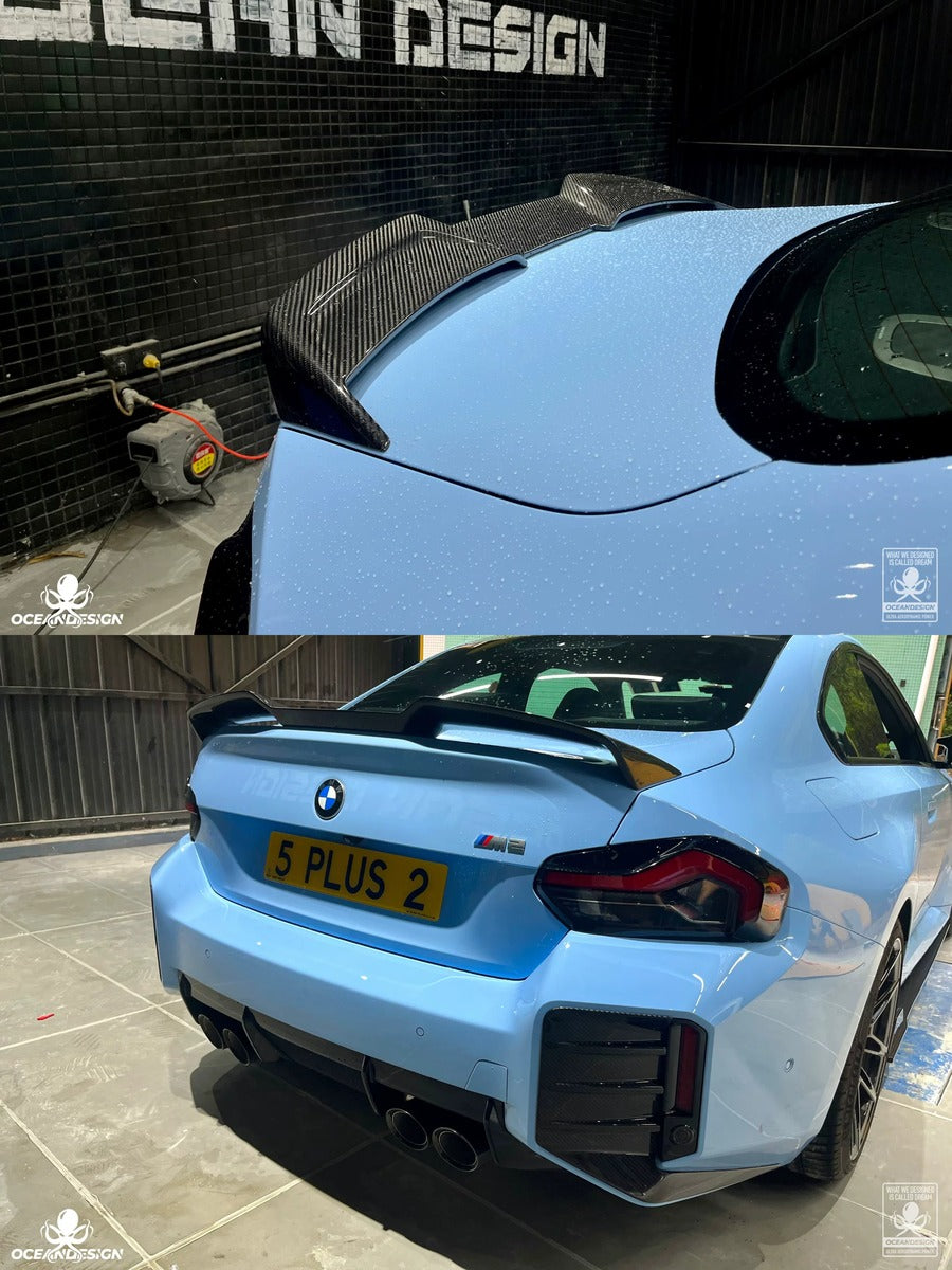 BMW G87 M2 OceanDesign OD-Style Dry Carbon Fiber Aero Kit – Front Lip / Side Skirts / Rear Lip / Rear Wing / Corner Pieces / Bumper Trim