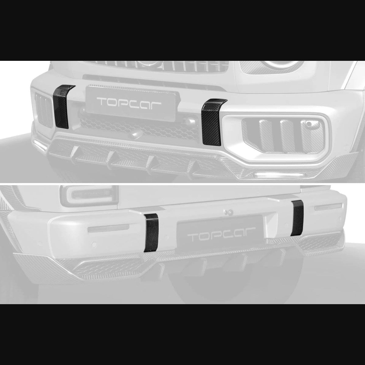 Mercedes-Benz G63 / W465 TopCar Dry Carbon Fiber Aero Kit – Front Lip / Rear Lip / Hood / Wing / Wheel Arches / Grille / Fender Trim