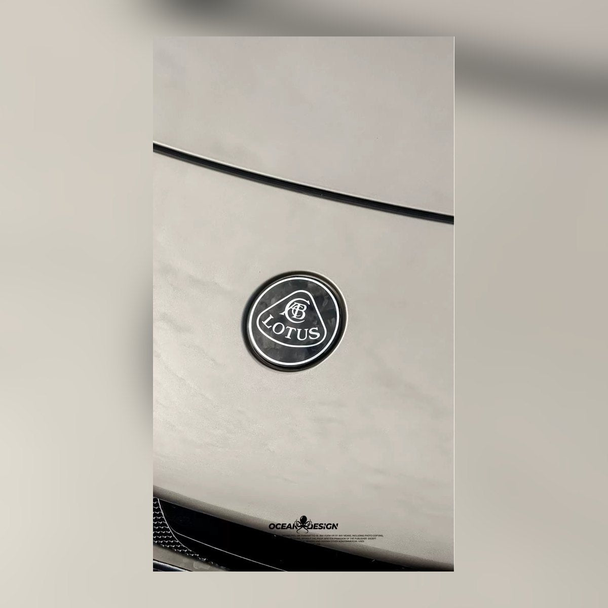 Lotus Emira / Eletre / Emeya Forged Carbon Fiber Marble-Texture Emblem