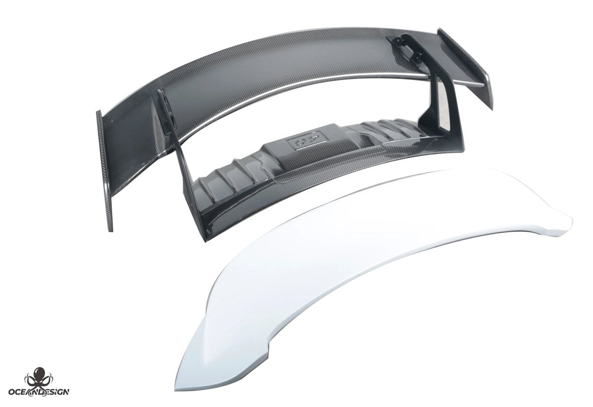 Porsche 911 992.1 GT3 Style Dry Carbon Fiber Aero Kit – Front Bumper, Rear Bumper, Side Skirts, Rear Wing, Hood, Roof, Exhaust