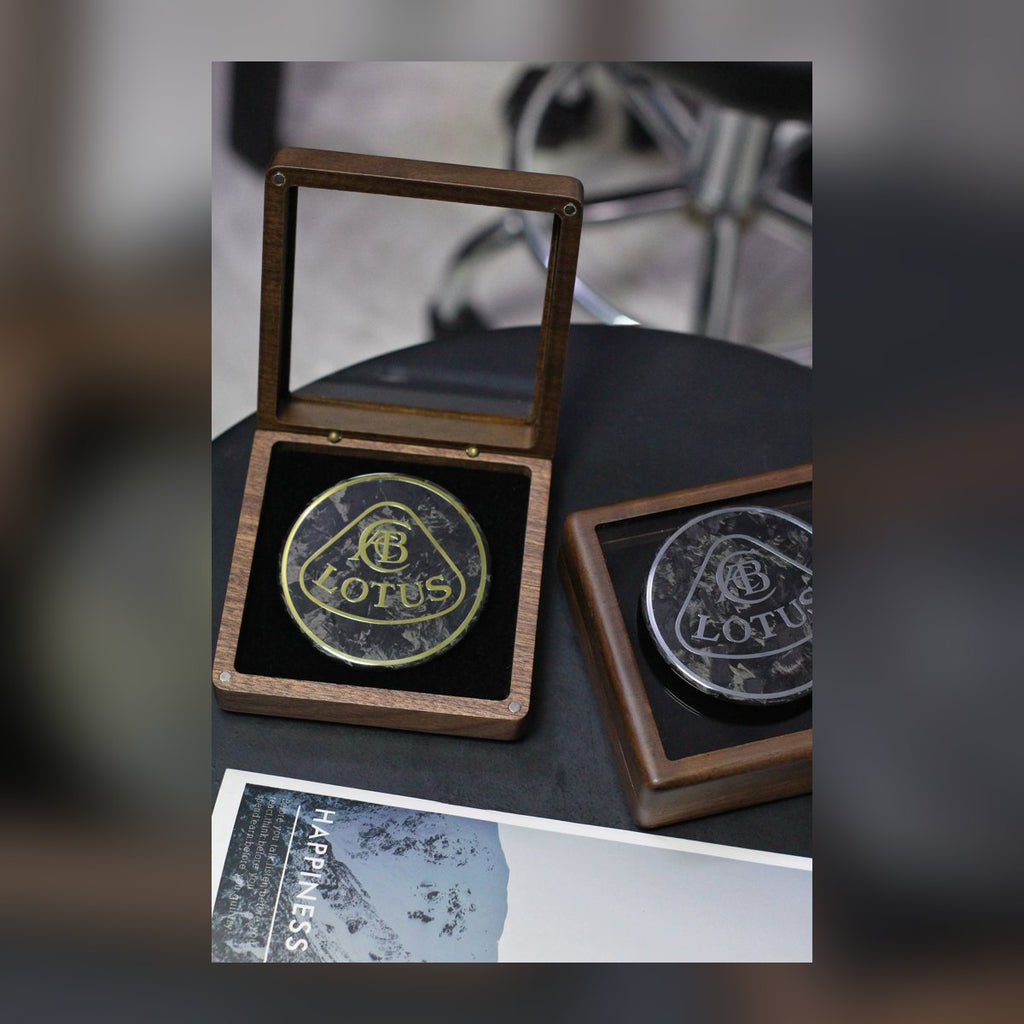 Lotus Emira / Eletre / Emeya Forged Carbon Fiber Marble-Texture Emblem