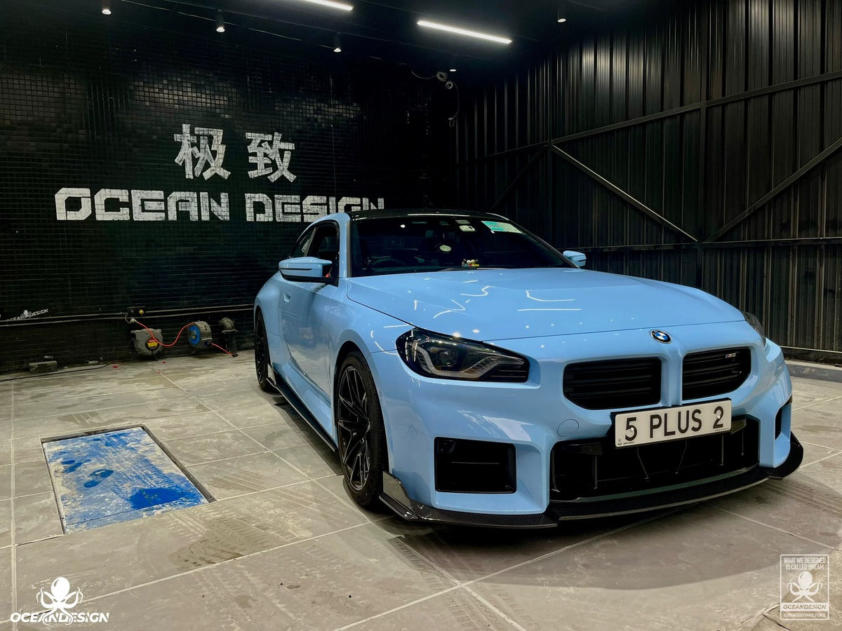 BMW G87 M2 OceanDesign OD-Style Dry Carbon Fiber Aero Kit – Front Lip / Side Skirts / Rear Lip / Rear Wing / Corner Pieces / Bumper Trim