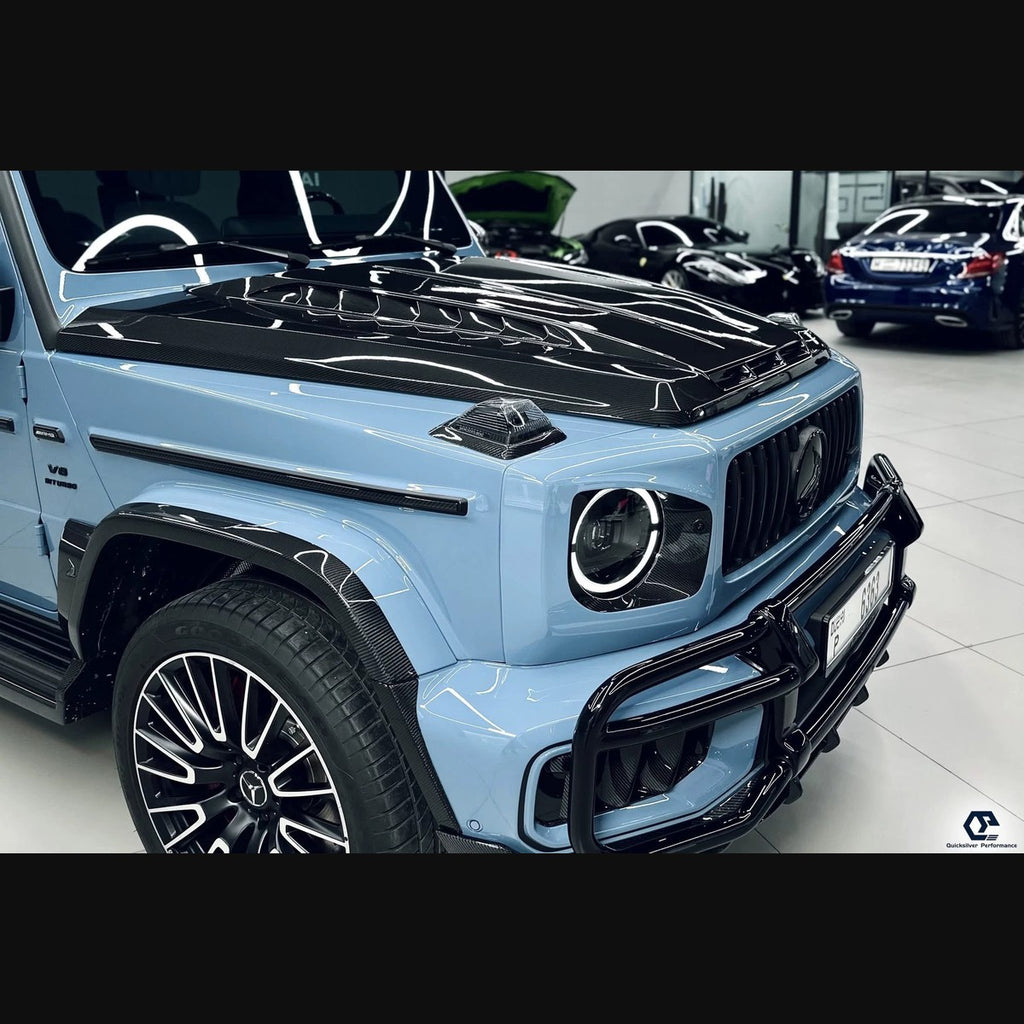 Mercedes-Benz G63 / W465 TopCar Dry Carbon Fiber Aero Kit – Front Lip / Rear Lip / Hood / Wing / Wheel Arches / Grille / Fender Trim