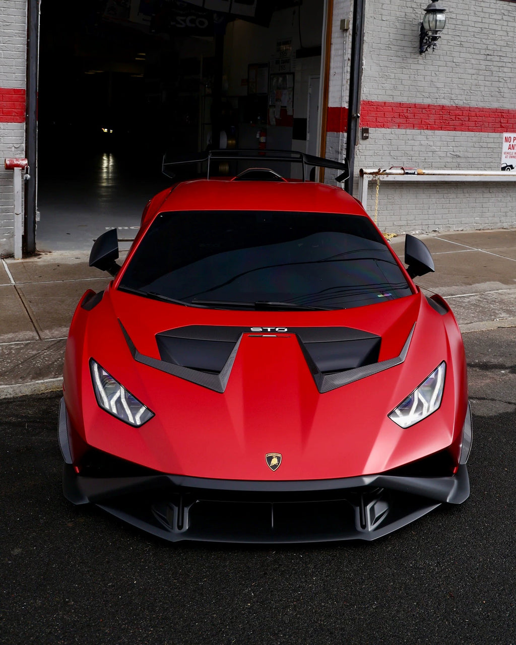 Lamborghini Huracan STO V-Style Dry Carbon Fiber Aero Kit – Front Lip, Side Skirts, Rear Lip, Vents, Canards