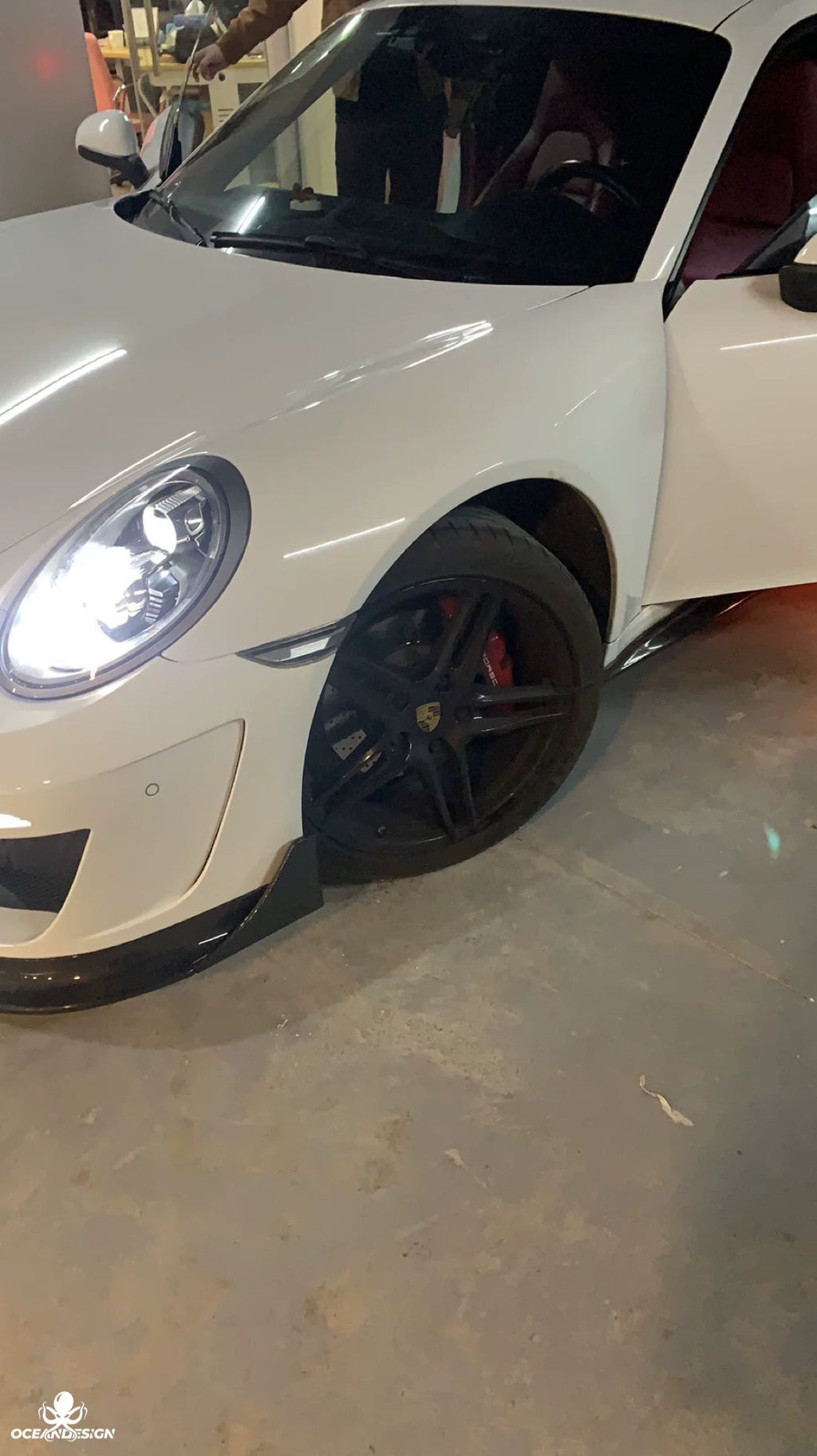 Porsche 911 991.2 Topcar-Style Carbon Fiber Aero Kit – Front & Rear Bumpers, Wing, Engine Cover