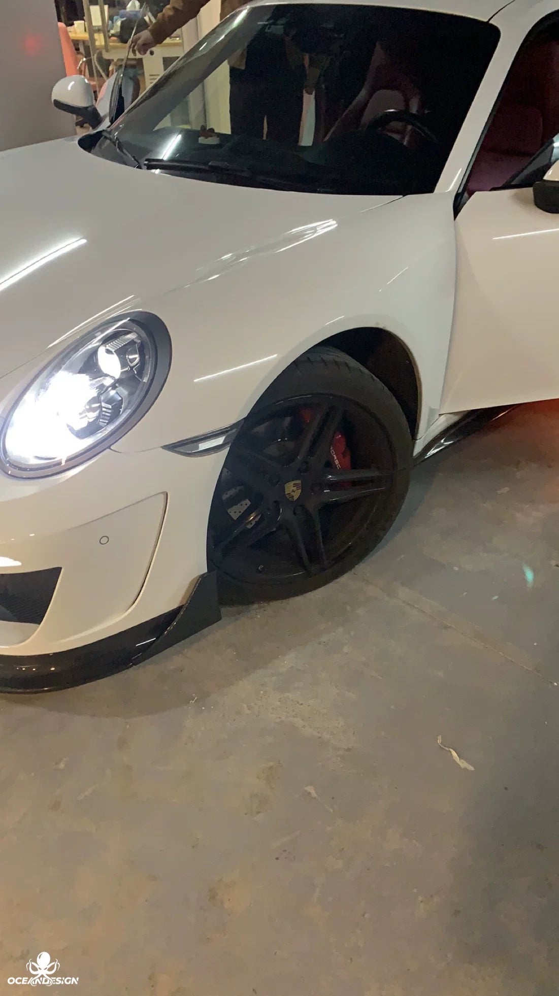 Porsche 911 991.2 Topcar-Style Carbon Fiber Aero Kit – Front & Rear Bumpers, Wing, Engine Cover