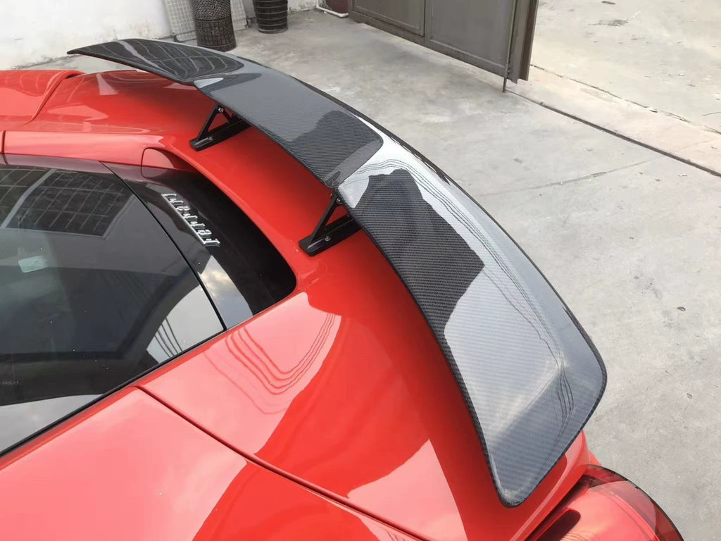 Ferrari 488 GTB Spider N-Style Dry Carbon Fiber Aero Kit – Front Lip, Side Skirts, Rear Lip, Wing & More