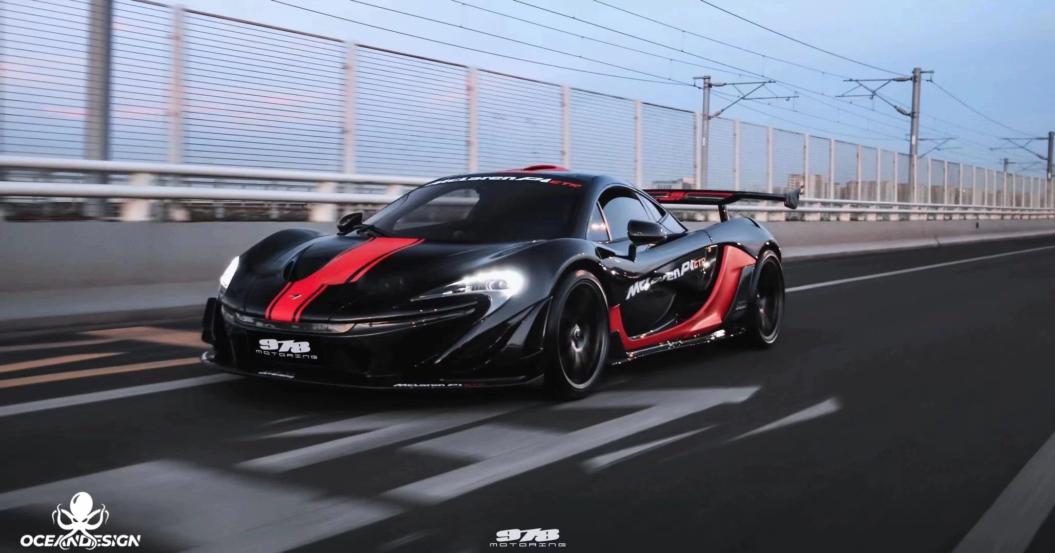 McLaren P1 GTR-Style Dry Carbon Fiber Body Kit – Complete Aero