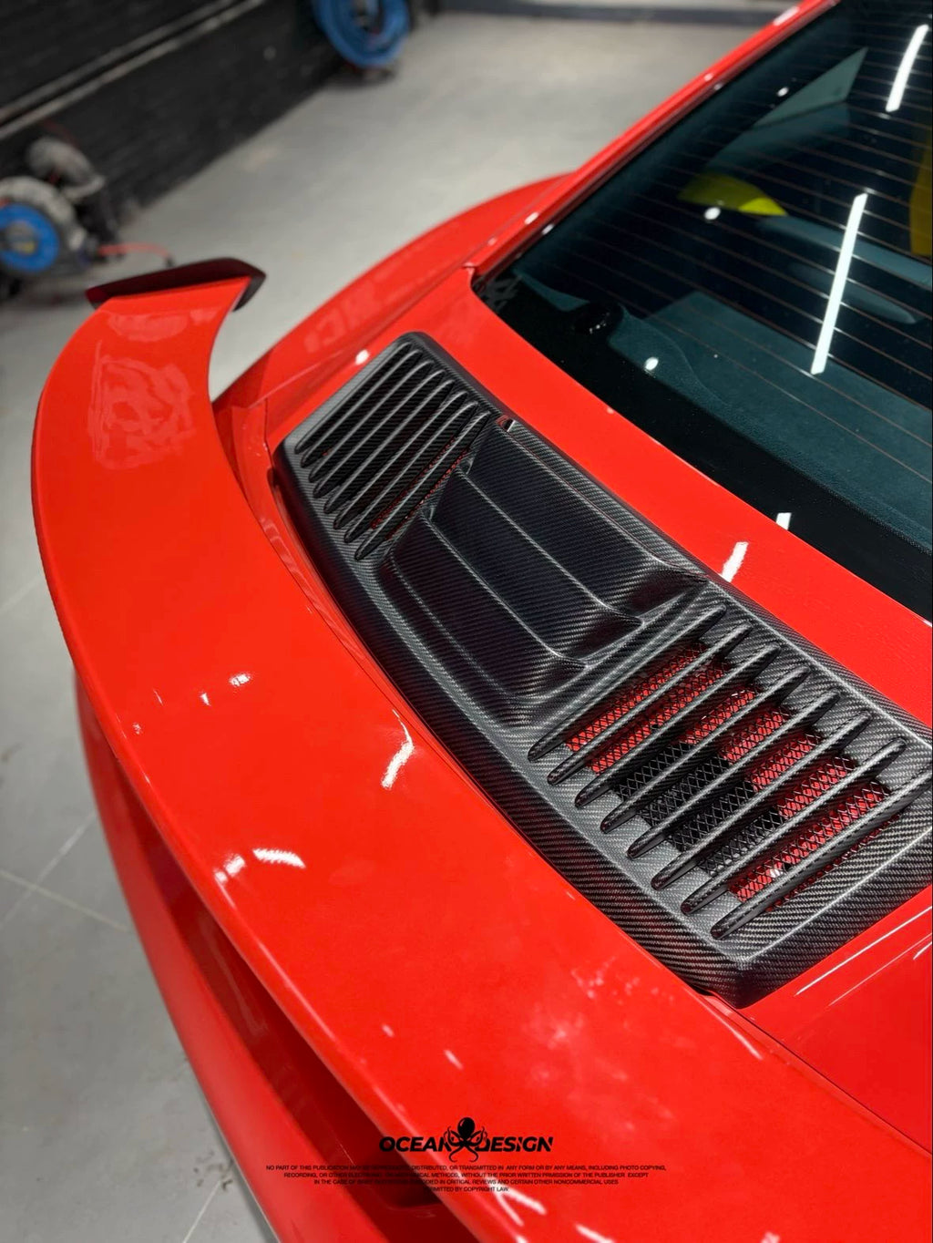 Porsche 911 991 Turbo S Topcar-Style Carbon Fiber Aero Kit – Front & Rear Bumpers, Lip, Wing, Hood