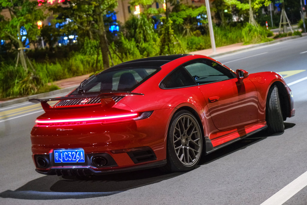 Porsche 911 992.1 Techart-Style Carbon Fiber Aero Kit – Front Lip, Side Skirts, Rear Lip, Wing, Roof Spoiler