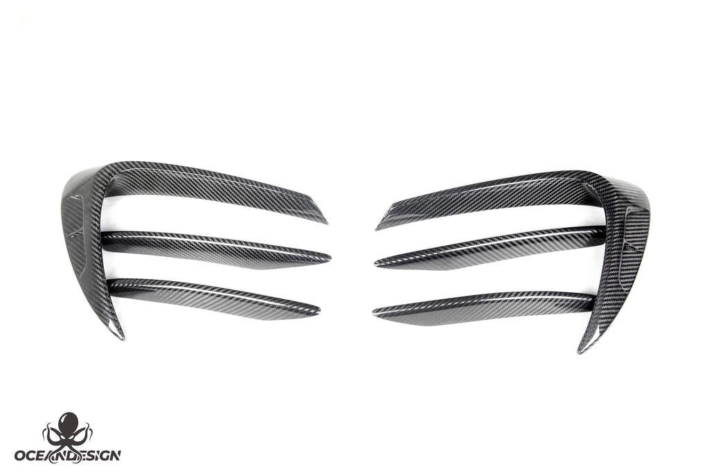Mercedes-Benz S-Class S450 W223 MSY Style Dry Carbon Fiber Aero Kit – Front Lip, Side Skirts, Rear Lip, Rear Wing, Roof Spoiler, Mirror Covers, Air Vents, Fender Trim