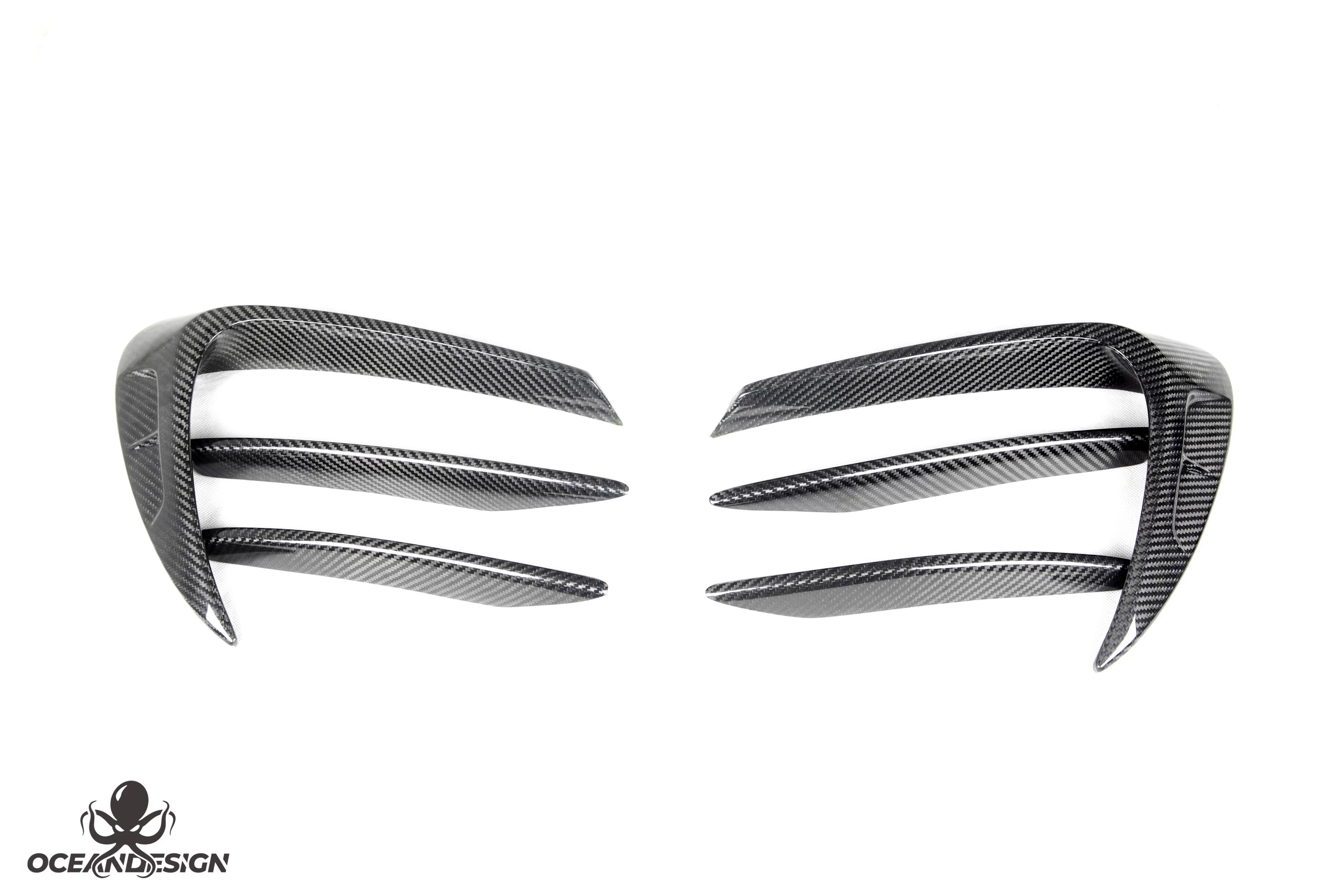 Mercedes-Benz S-Class S450 W223 MSY Style Dry Carbon Fiber Aero Kit – Front Lip, Side Skirts, Rear Lip, Rear Wing, Roof Spoiler, Mirror Covers, Air Vents, Fender Trim