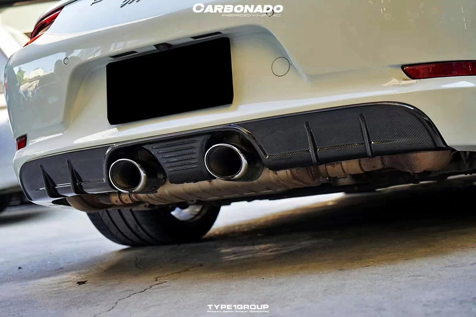 Porsche 911 991.2 Ocean Design-Style Carbon Fiber Aero Kit – Front Lip, Side Skirts, Rear Lip, Wing