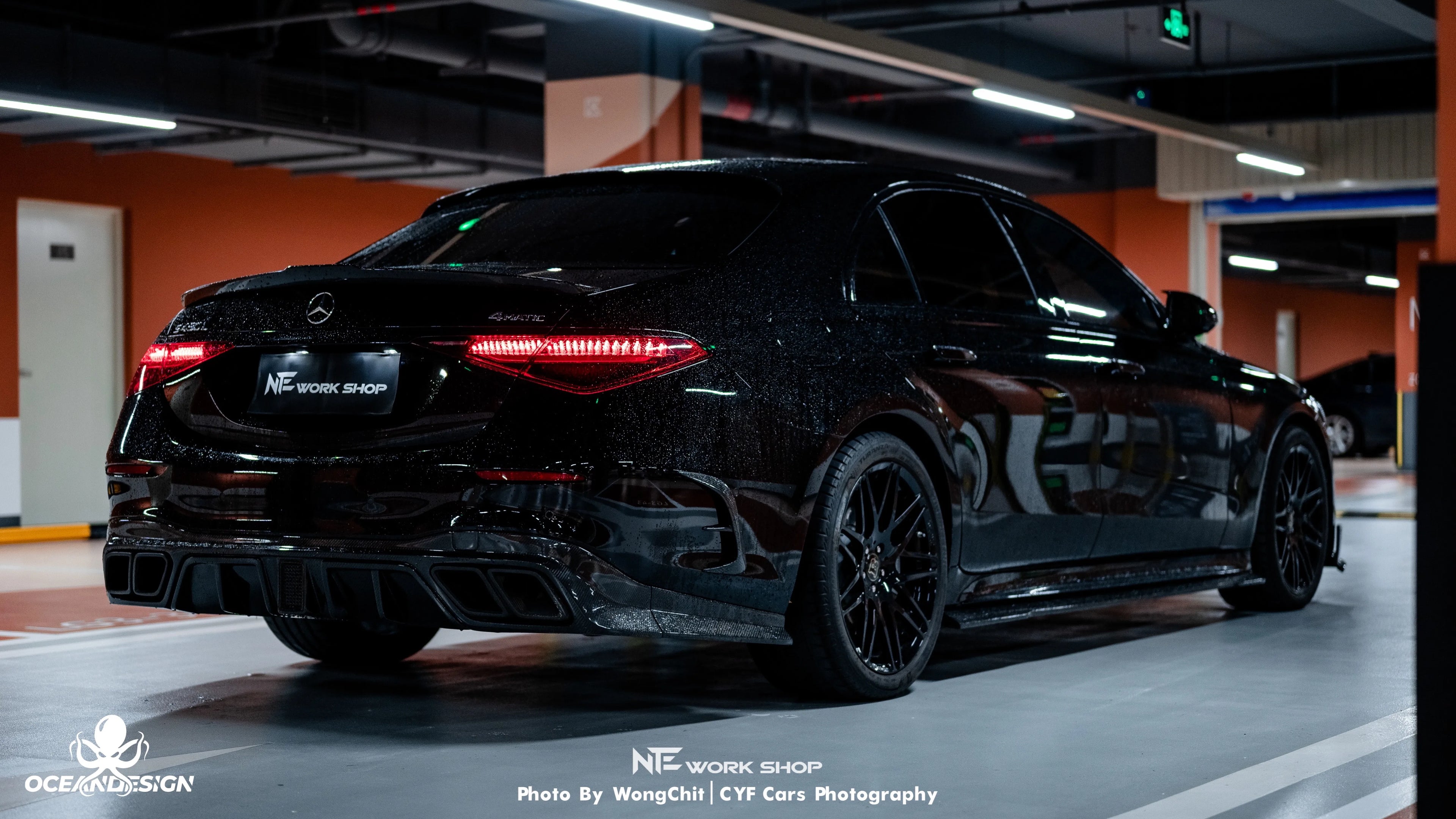 Mercedes-Benz S-Class S450 W223 MSY Style Dry Carbon Fiber Aero Kit – Front Lip, Side Skirts, Rear Lip, Rear Wing, Roof Spoiler, Mirror Covers, Air Vents, Fender Trim