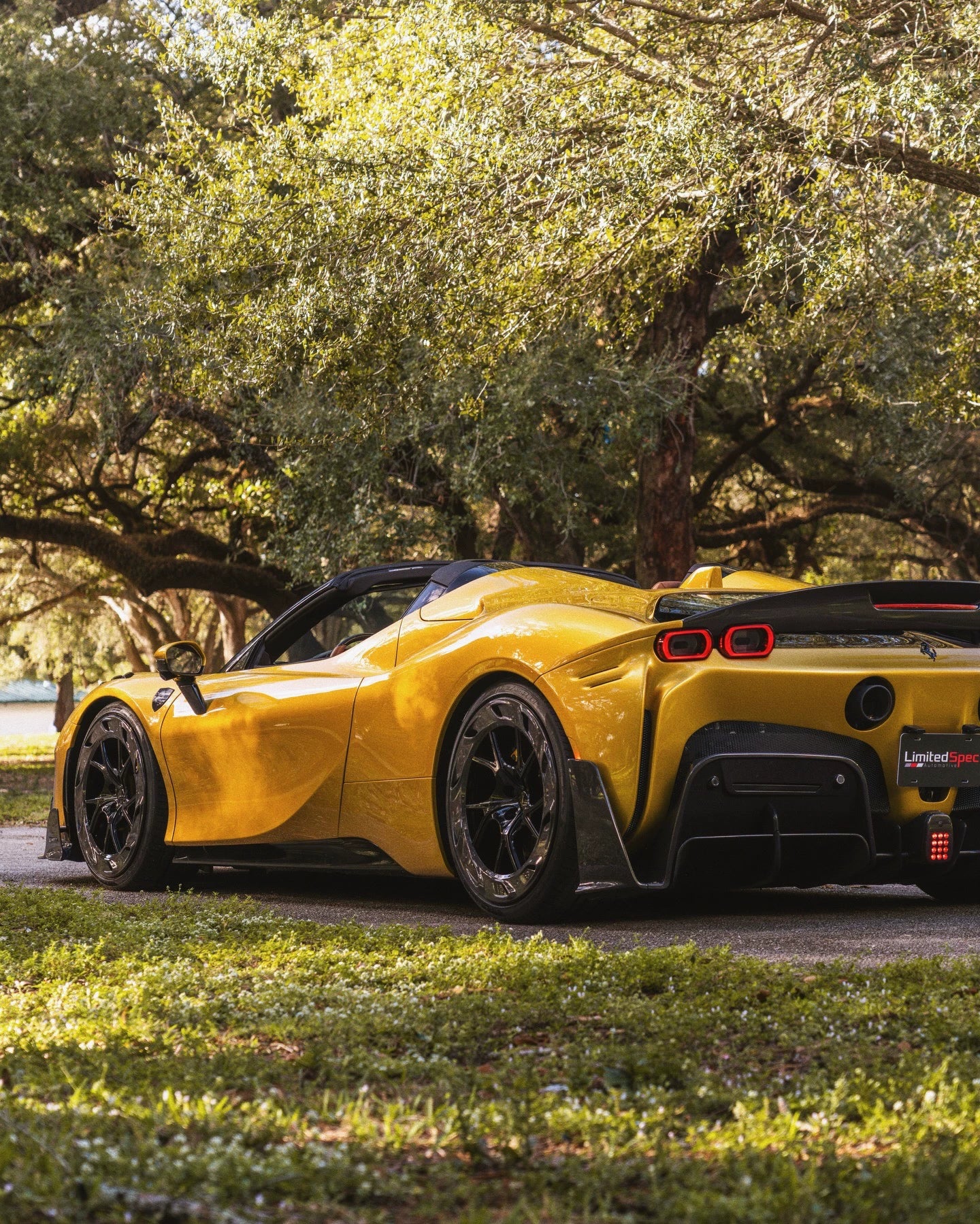 Ferrari SF90 MSY-Style Dry Carbon Fiber Aero Kit – Front Lip, Fenders, Side Skirts, Rear Lip, Wing & More
