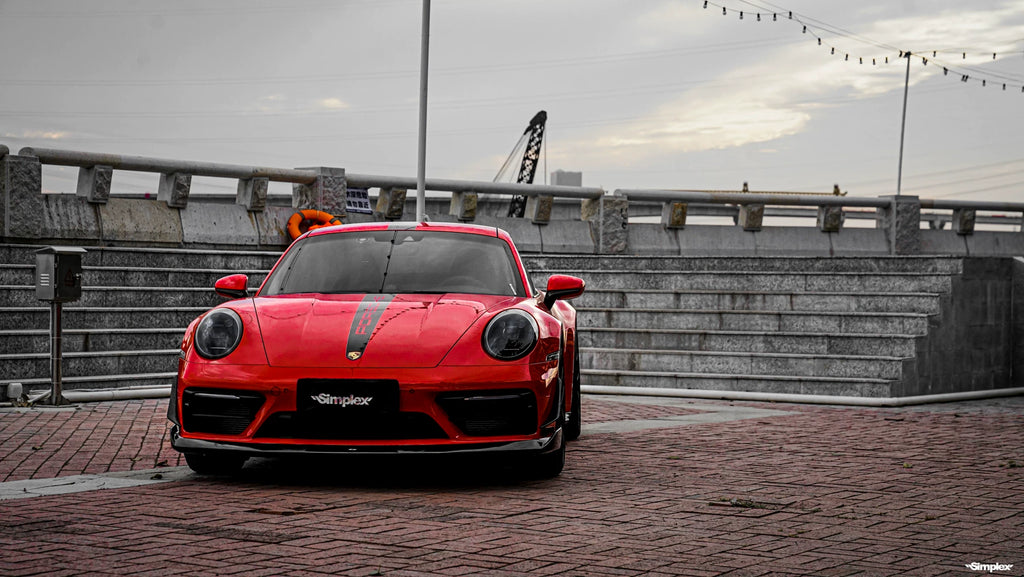 Porsche 911 992.1 MIW-Style Dry Carbon Fiber Aero Kit – Front Lip, Side Skirts, Rear Lip, Canards, Wing