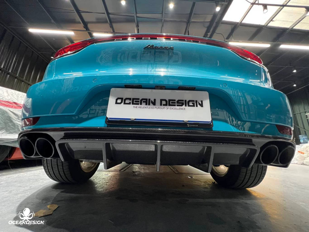 Porsche Macan ARTISAN-Style Carbon Fiber Aero Kit – Front Lip, Side Skirts, Rear Lip, Corner Pieces