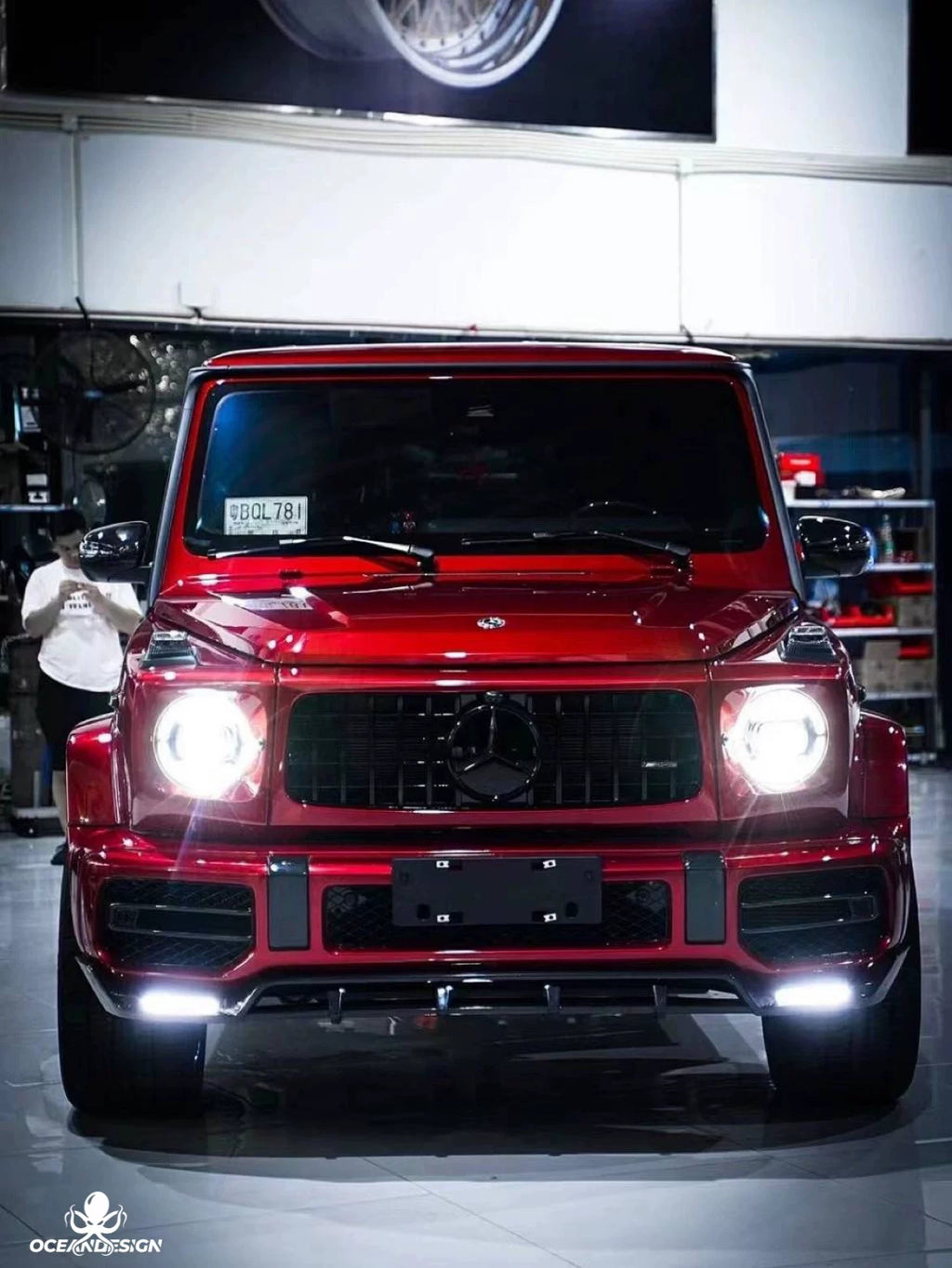 Mercedes-Benz G63 W464 TopCar Style Dry Carbon Fiber Aero Kit – Front Lip, Rear Lip, Rear Wing, Spare Tire Cover, Fender Trim, Bumper Trim