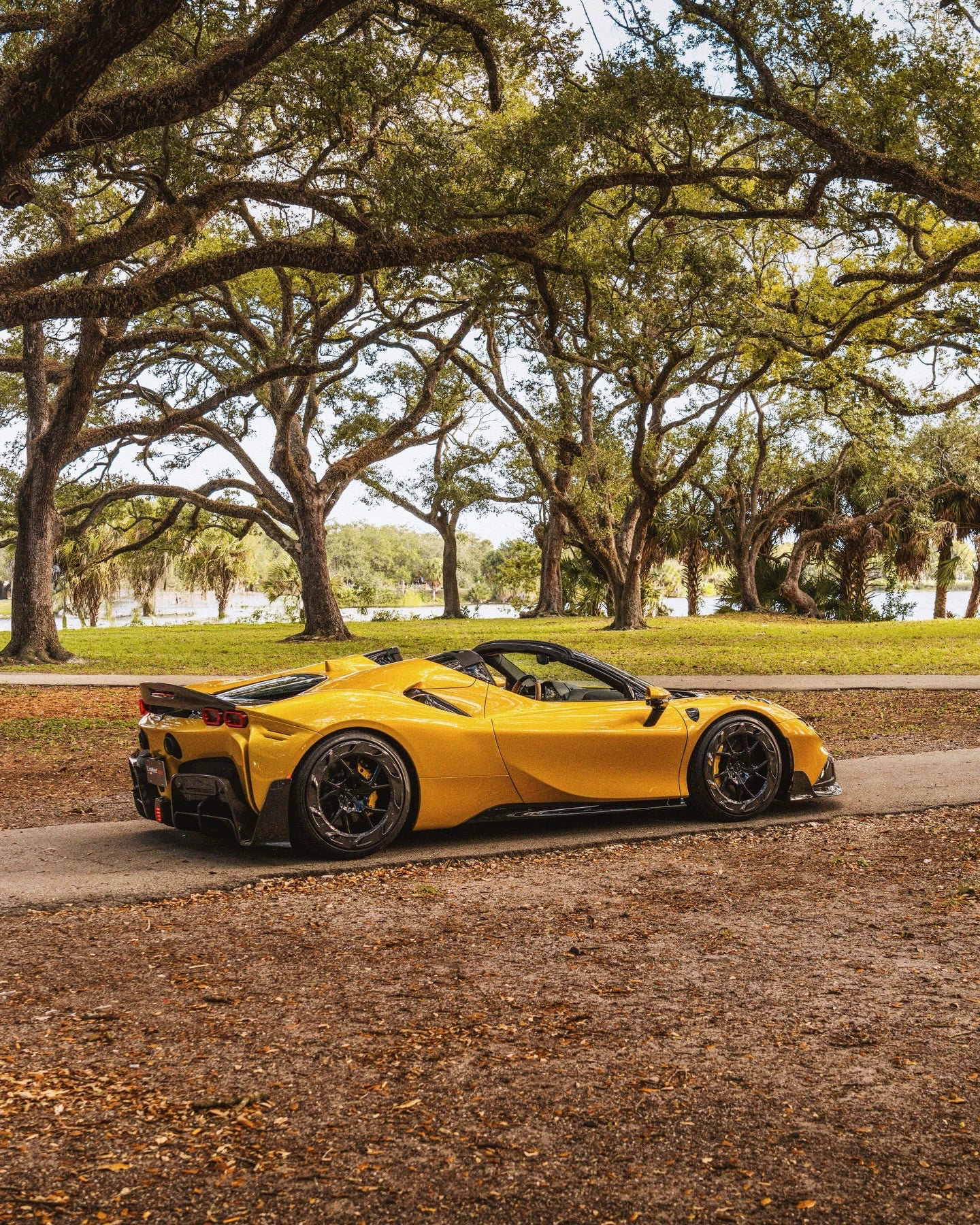 Ferrari SF90 MSY-Style Dry Carbon Fiber Aero Kit – Front Lip, Fenders, Side Skirts, Rear Lip, Wing & More