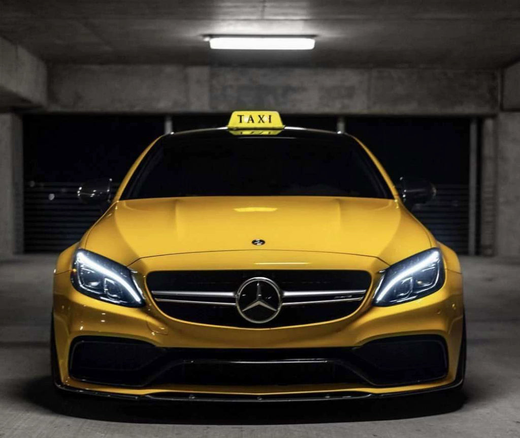 Mercedes-Benz C63 AMG Coupe W205 Edition One Style Carbon Fiber Aero Kit – Center Lip, Front Bumper Vents, Rear Lip, Rear Wing, Rear Diffuser