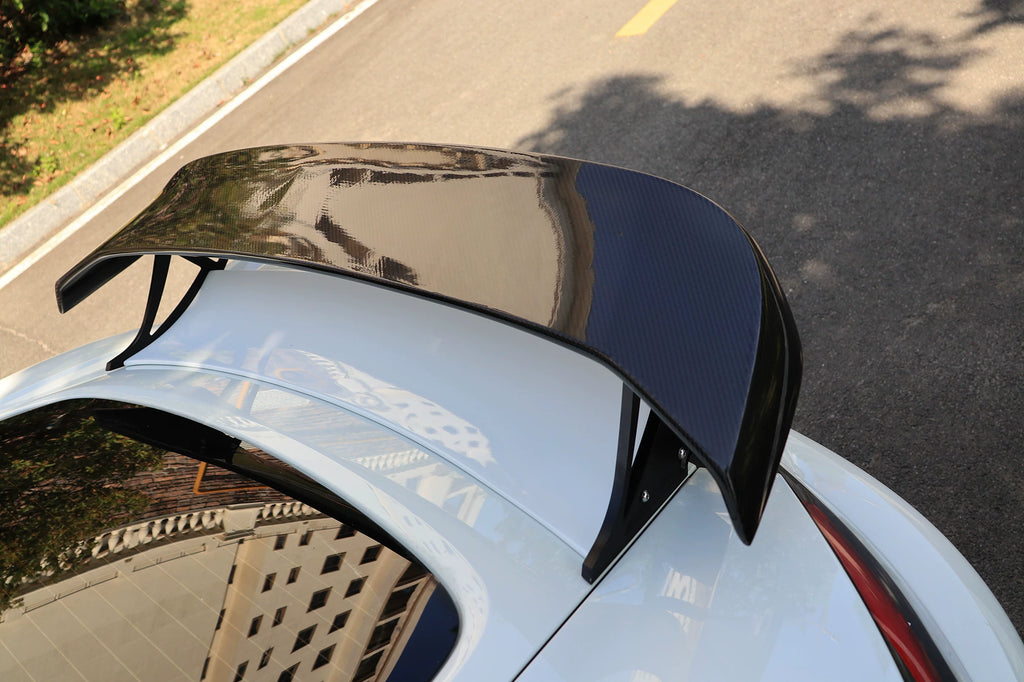 Porsche 718 Boxster Cayman Techart-Style Carbon Fiber Aero Kit – Front Lip, Side Skirts, Rear Lip, Wing