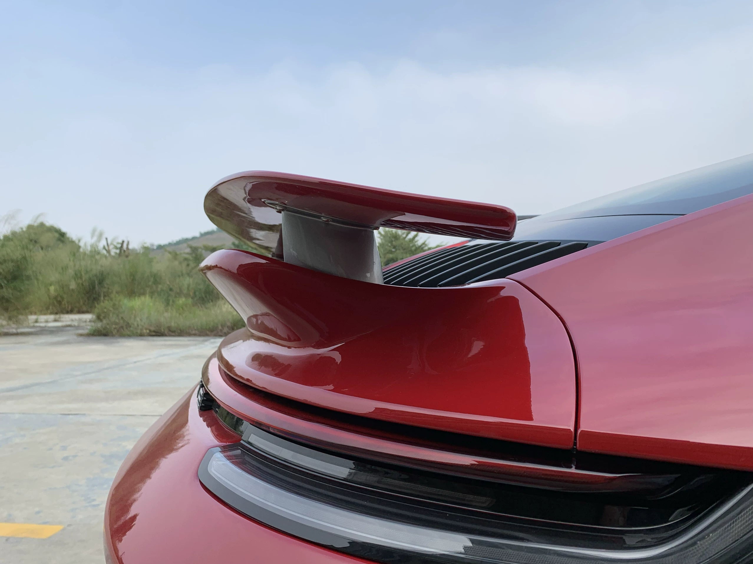 Porsche 911 992.1 Carrera to Turbo S-Style Carbon Fiber Aero Kit – Front Lip, Side Skirts, Rear Lip, Wing