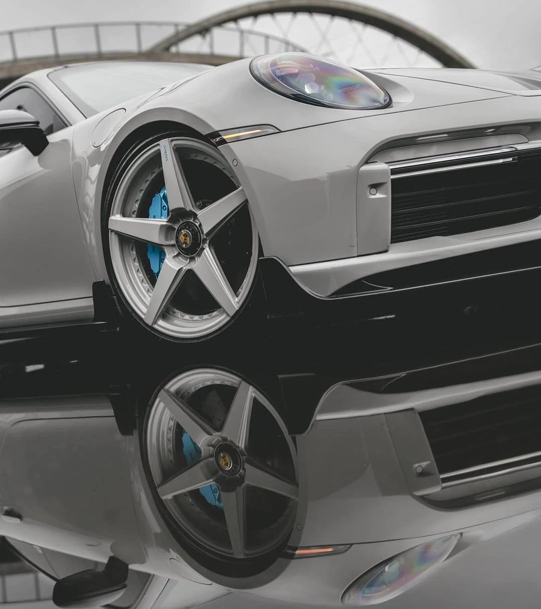 Porsche 911 992.1 Turbo S 9D-Style Dry Carbon Fiber Aero Kit – Front Lip, Hood, Side Skirts, Rear Lip, Wing