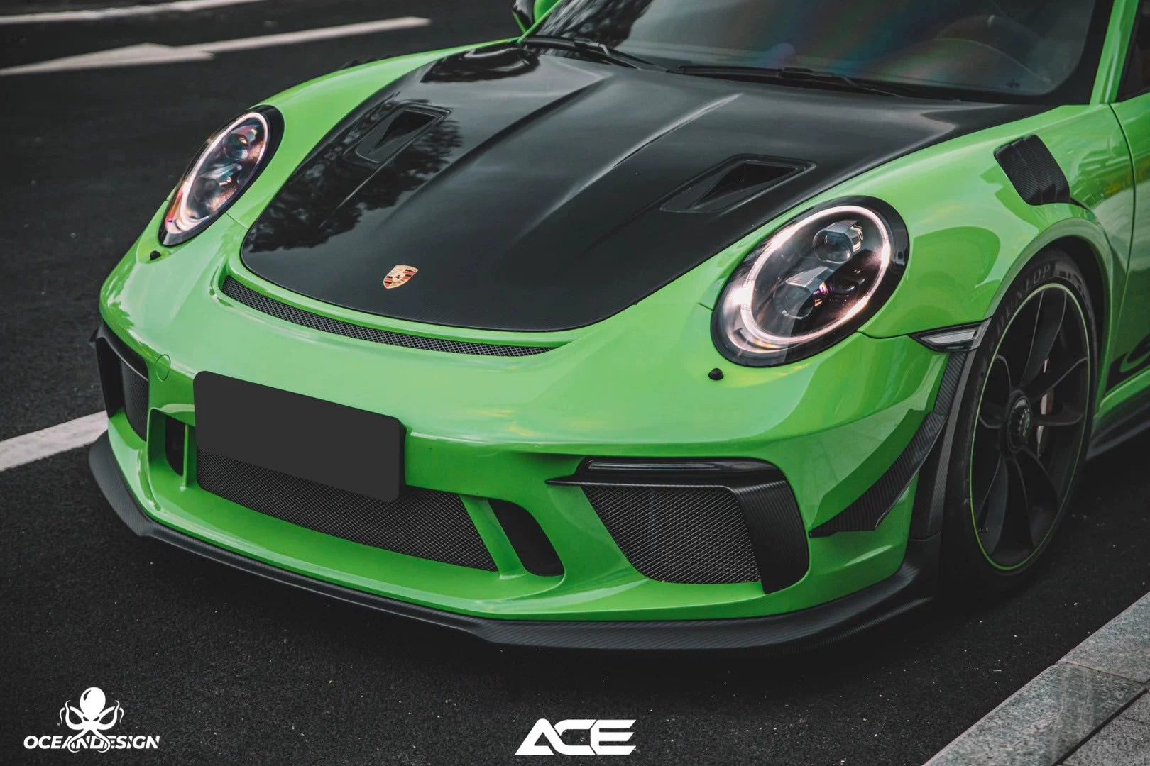 Porsche 991 GT3 RS OEM-Style Dry Carbon Fiber Aero Kit – Front Lip, Side Skirts, Hood, Wing, Mirrors & More