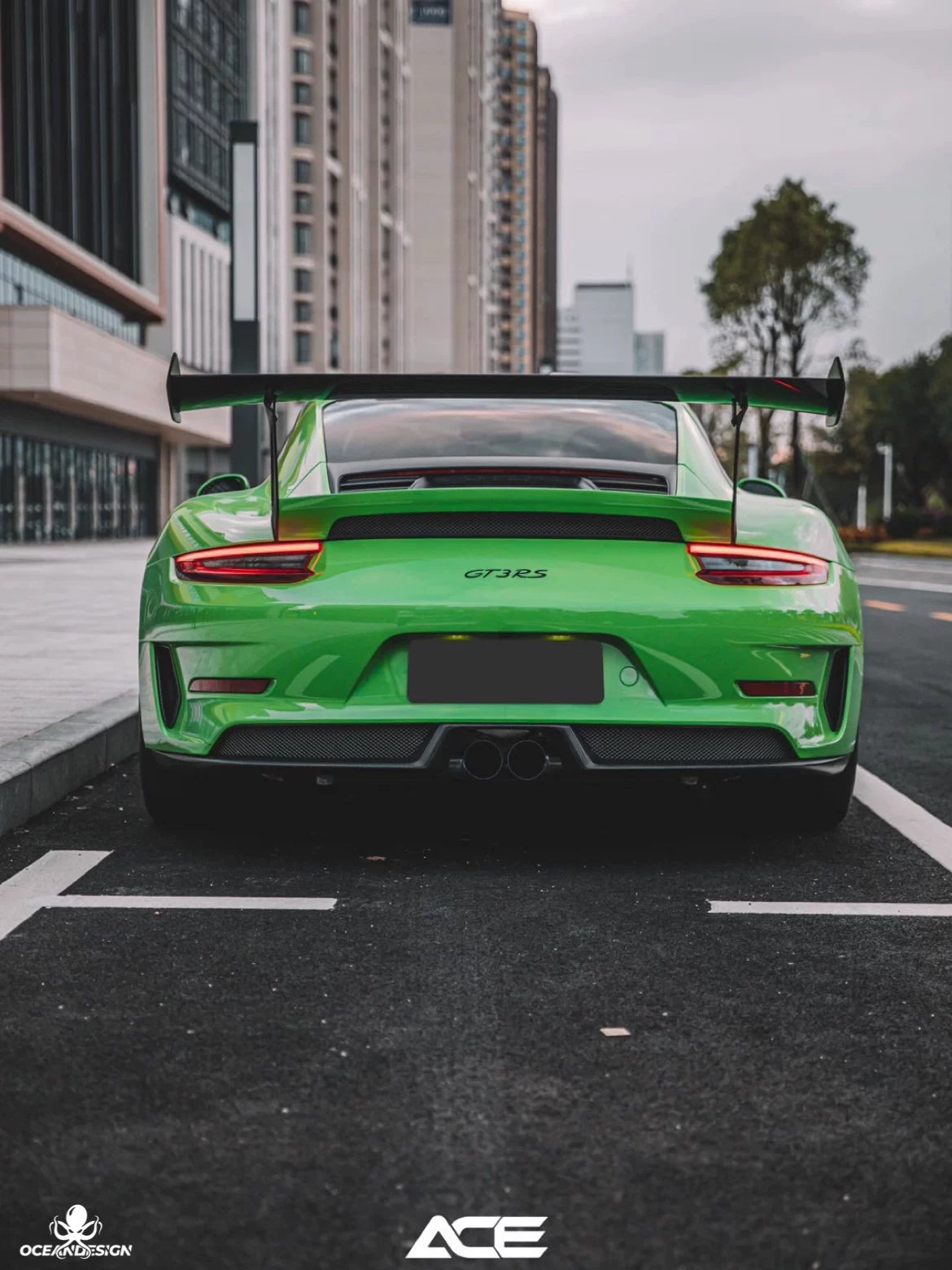 Porsche 991 GT3 RS OEM-Style Dry Carbon Fiber Aero Kit – Front Lip, Side Skirts, Hood, Wing, Mirrors & More