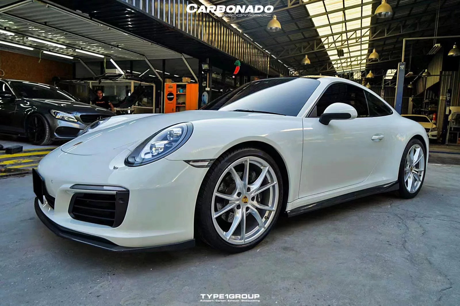 Porsche 911 991.2 Ocean Design-Style Carbon Fiber Aero Kit – Front Lip, Side Skirts, Rear Lip, Wing