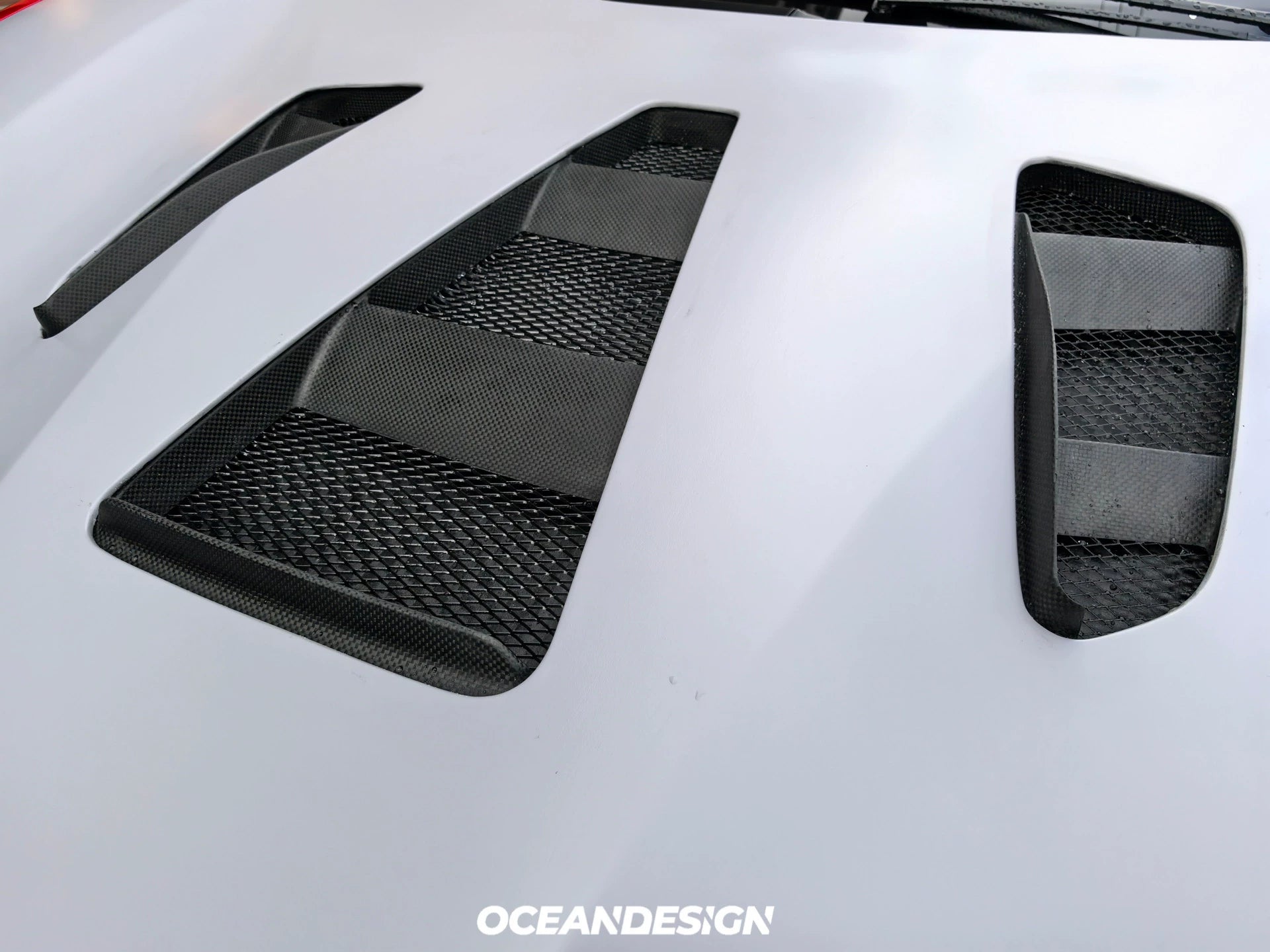 Ferrari 488 Challenge EVO-Style Dry Carbon Fiber Aero Kit – Front & Rear Bumpers, Hood, Side Skirts, Wing