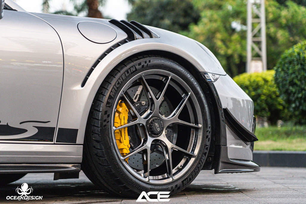 Porsche 991 GT3 RS OEM-Style Dry Carbon Fiber Aero Kit – Front Lip, Side Skirts, Hood, Wing, Mirrors & More