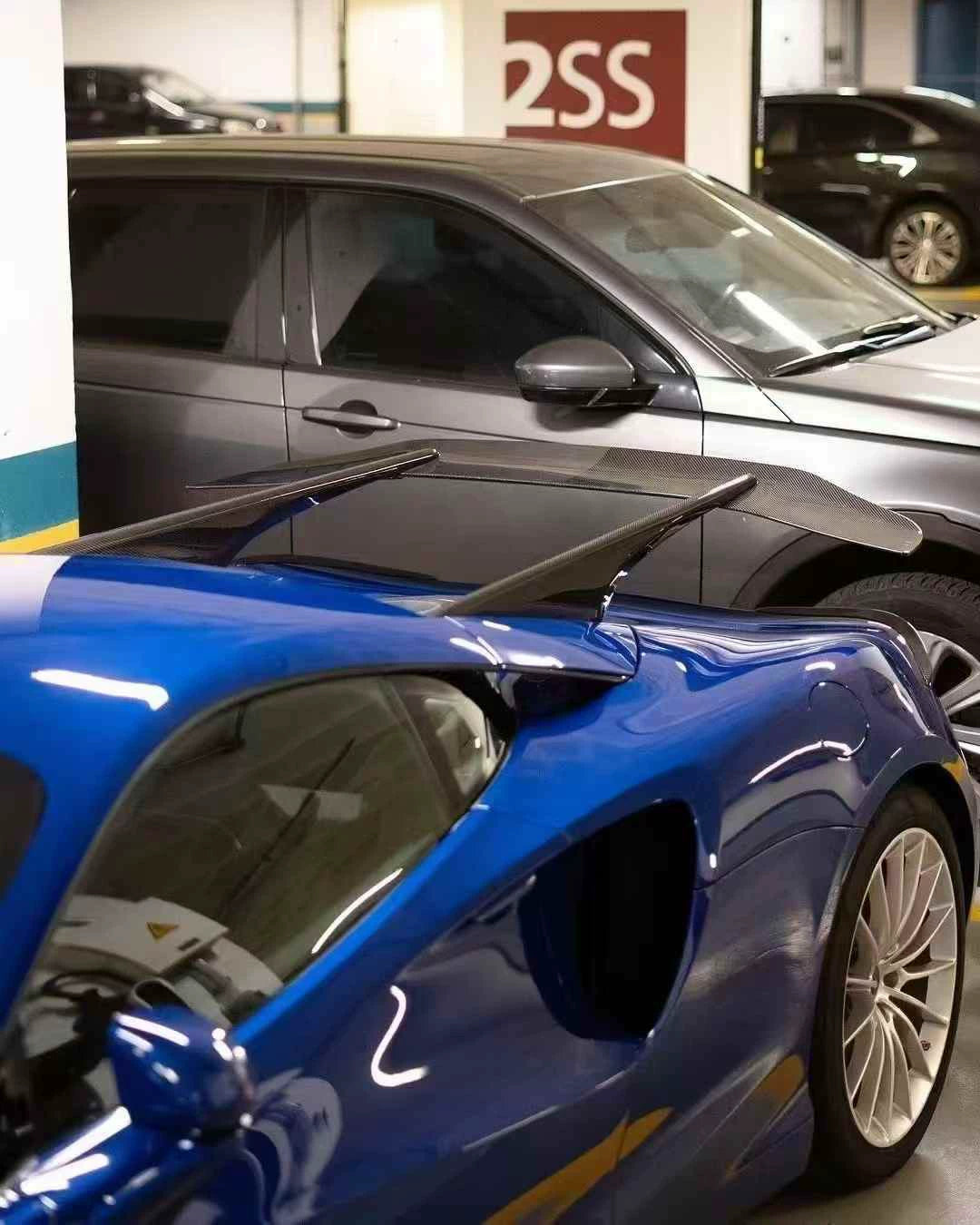 McLaren Artura N-Style Dry Carbon Fiber Aero Kit – Front Lip, Side Skirts, Rear Lip, Rear Wing, Door Sills, Mirror Covers
