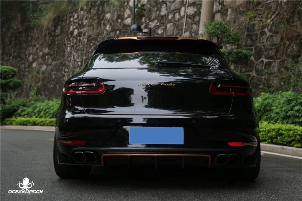 Porsche Macan ARTISAN-Style Carbon Fiber Aero Kit – Front Lip, Side Skirts, Rear Lip, Corner Pieces