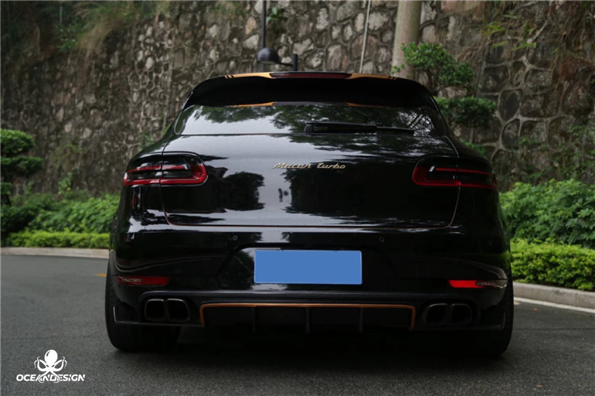 Porsche Macan ARTISAN-Style Carbon Fiber Aero Kit – Front Lip, Side Skirts, Rear Lip, Corner Pieces