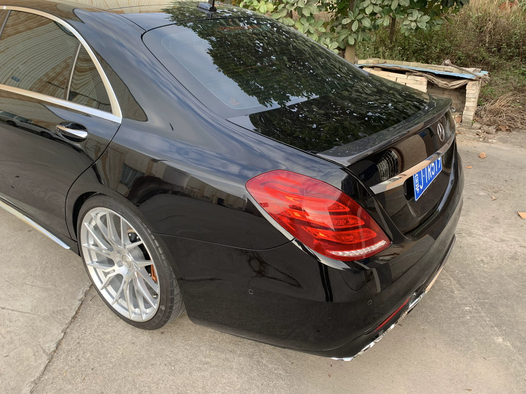 Mercedes-Benz S-Class S63 W222.2 MSY Style Carbon Fiber Aero Kit – Front Lip, Rear Bumper, Side Skirts, Rear Wing, Fender Flares, Hood, Mirror Covers