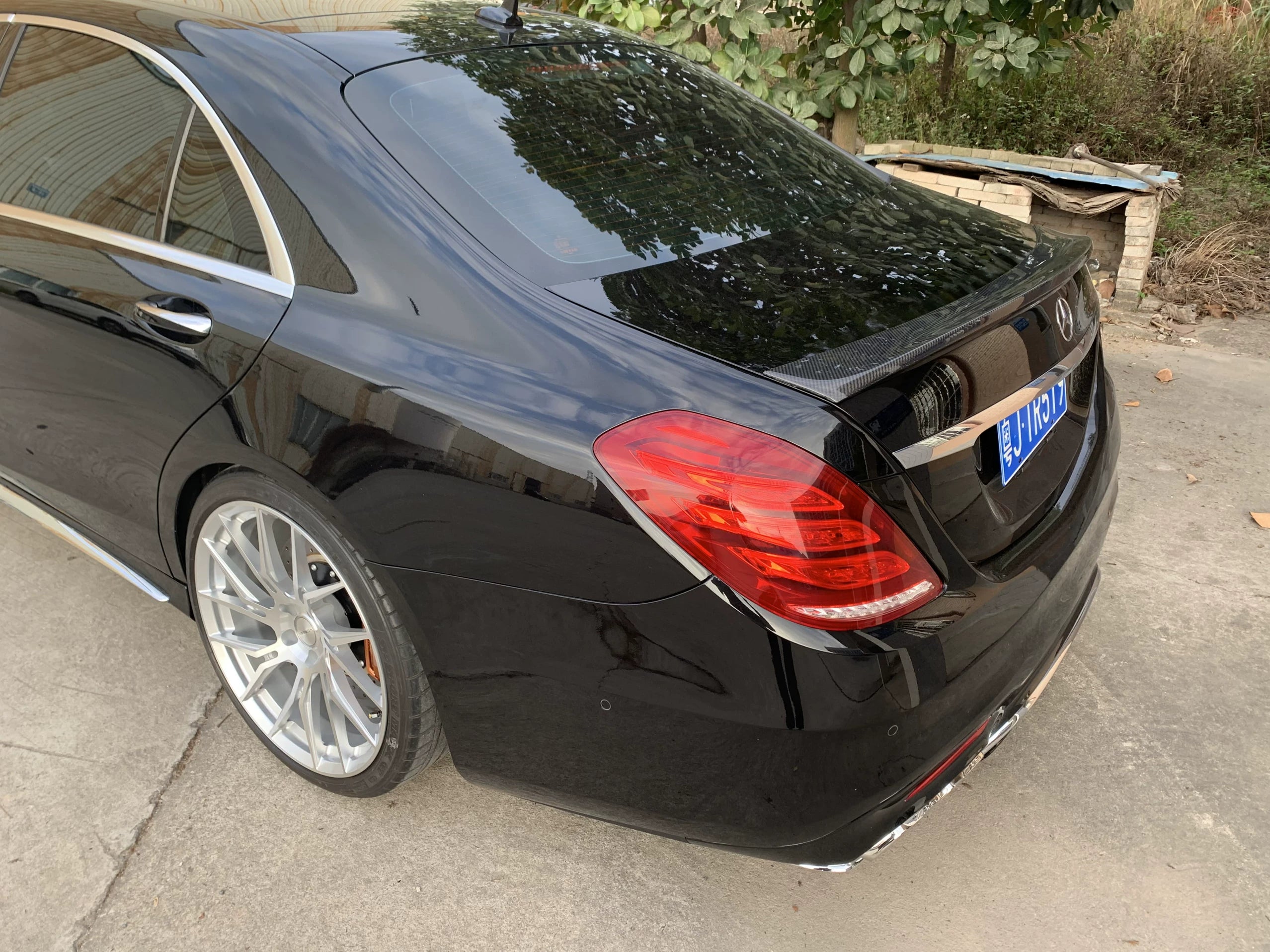 Mercedes-Benz S-Class S63 W222.2 MSY Style Carbon Fiber Aero Kit – Front Lip, Rear Bumper, Side Skirts, Rear Wing, Fender Flares, Hood, Mirror Covers