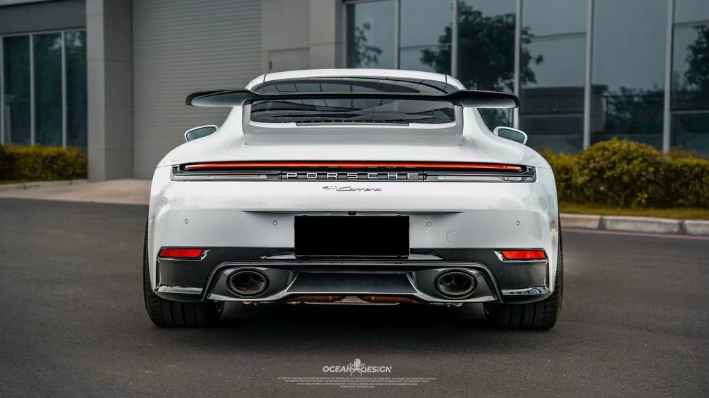 Porsche 911 992.2 OEM-Style Dry Carbon Fiber Aero Kit – Front Lip, Grille, Air Vents, Rear Lip