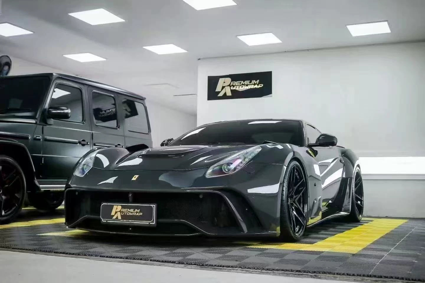 Ferrari F12 N-Largo-Style Semi-Carbon Fiber Widebody Kit