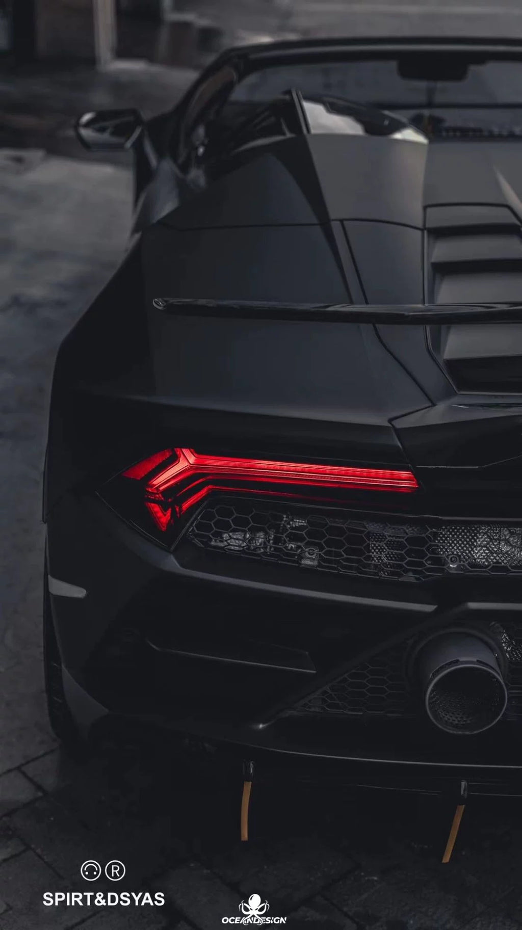 Lamborghini Huracan EVO RWD Novitec N-Style Dry Carbon Fiber Front Lip & Corner Pieces