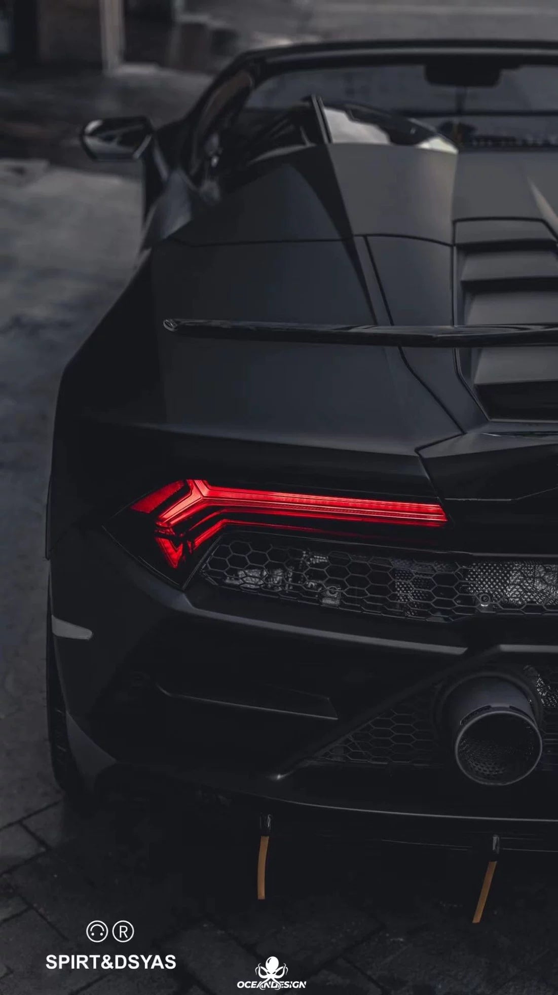 Lamborghini Huracan EVO RWD Novitec N-Style Dry Carbon Fiber Front Lip & Corner Pieces
