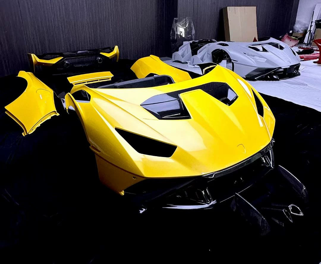 Lamborghini Huracan LP580 LP610 EVO STO-Style Dry Carbon Fiber Widebody Kit