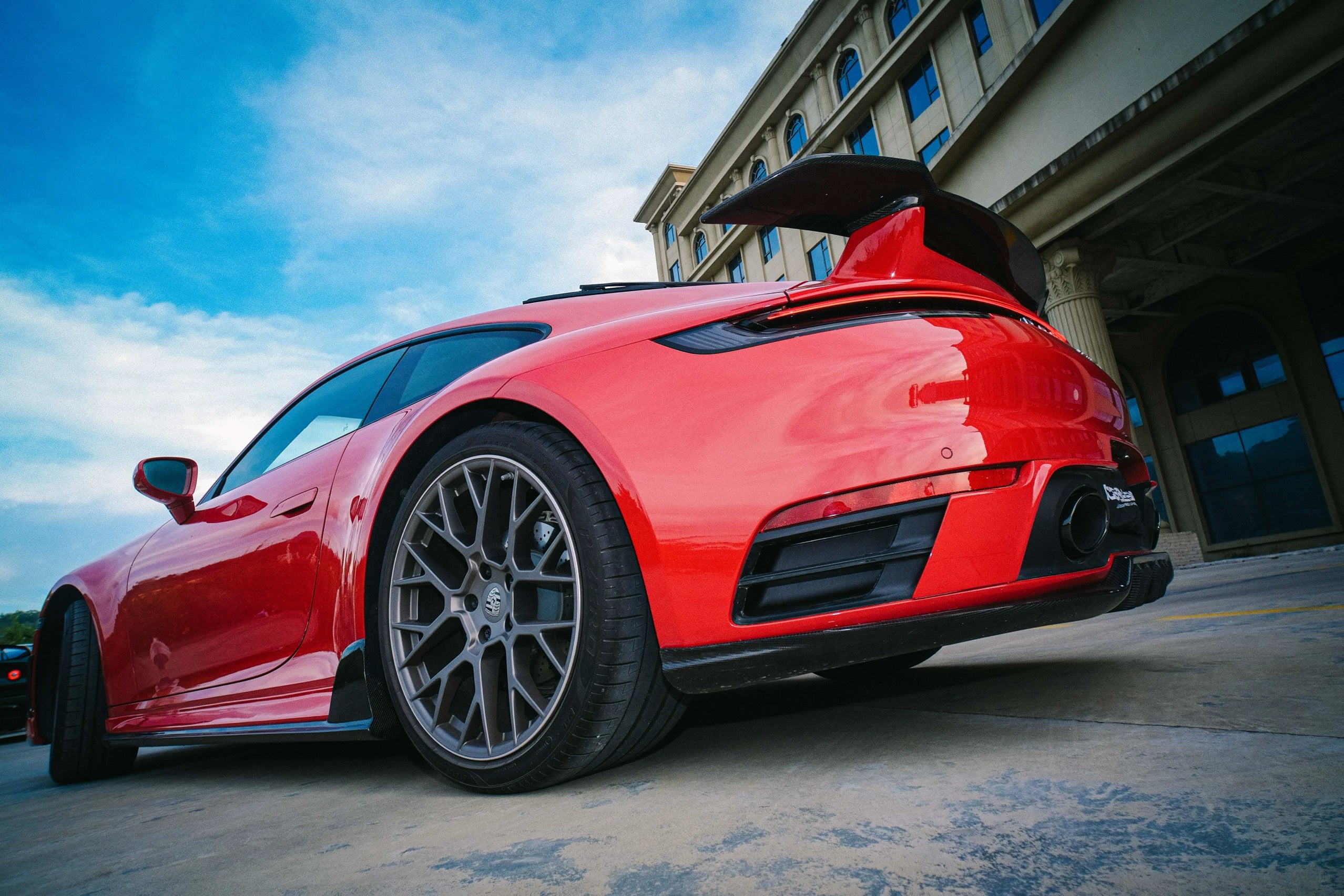 Porsche 911 992.1 Techart-Style Carbon Fiber Aero Kit – Front Lip, Side Skirts, Rear Lip, Wing, Roof Spoiler