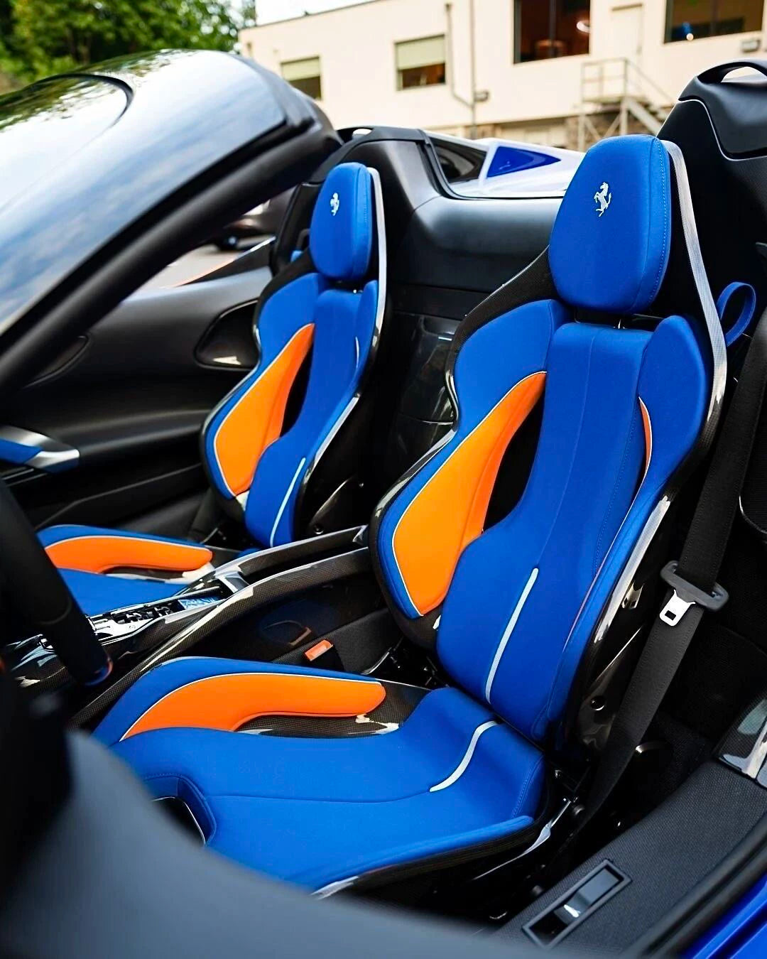Ferrari 296 GTB / SF90 Dry Carbon Fiber One-Piece Racing Bucket Seat